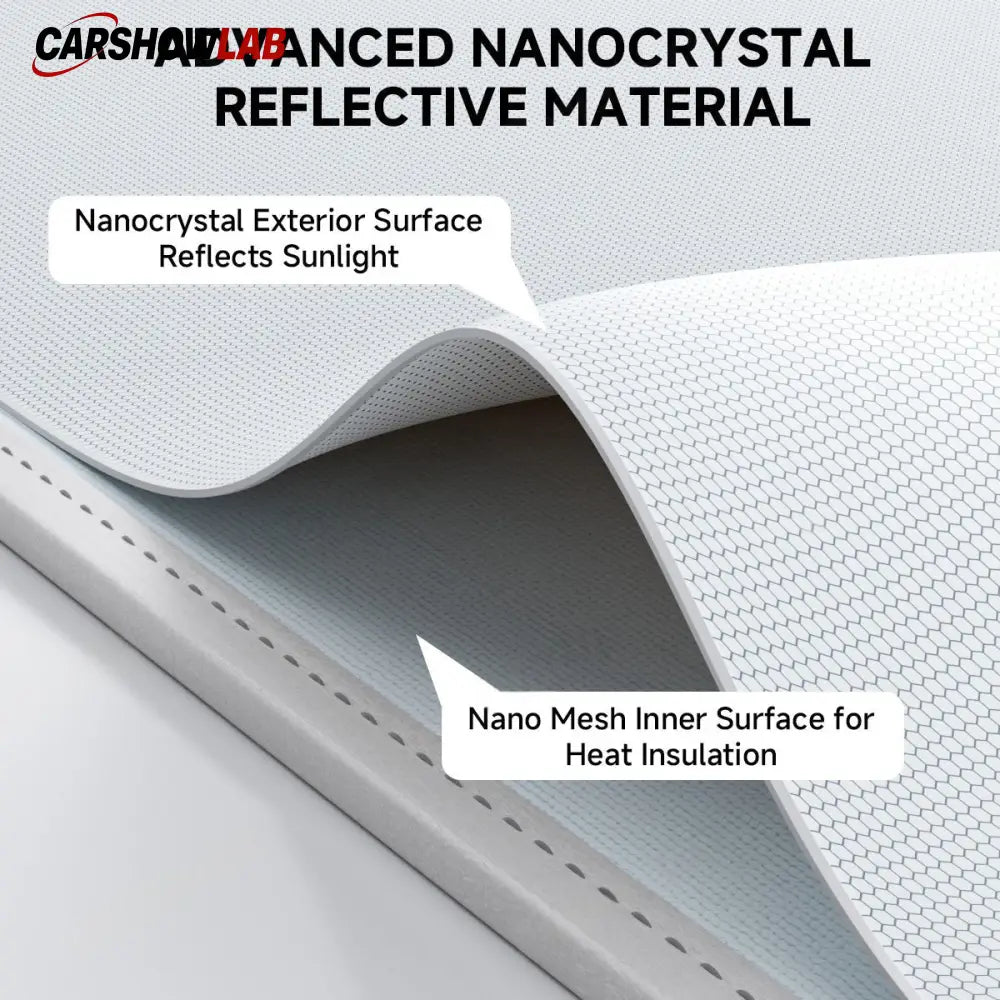 Split Glass Roof Sunshade for Tesla Model Y Juniper 2025+ | No-Sag UV Shield - Tesla Interior Accessories > Sunroof >