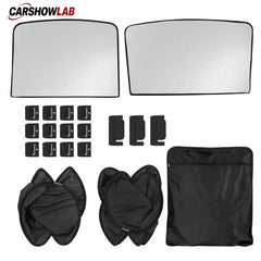 Split Sunroof Sunshade for Tesla Model Y 2020-2024 - Premium Heat Insulation - Tesla Interior Accessories > Sunroof >