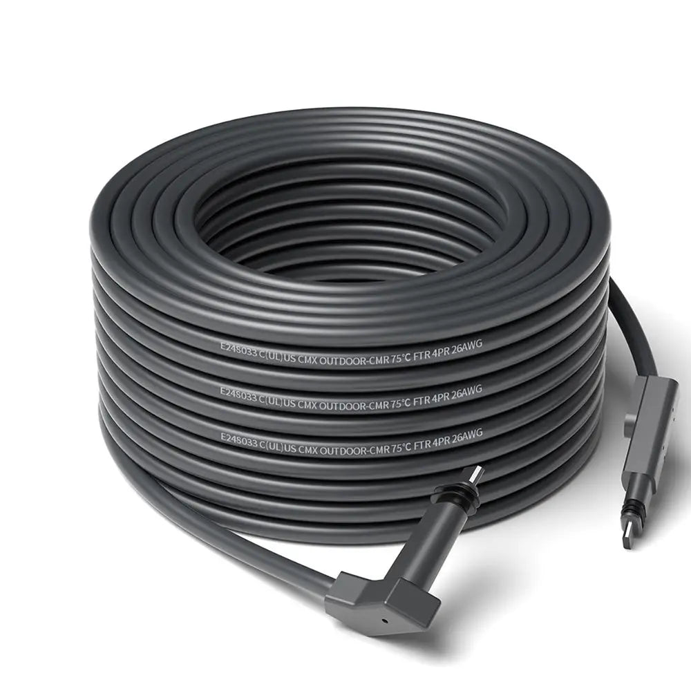 Starlink Gen 2 Extension Cable 150FT - 26AWG Weatherproof Replacement Cord - Tesla Exterior Accessories > Starlink