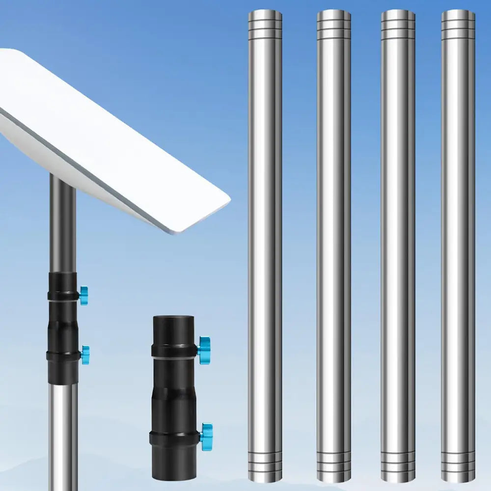 Starlink Gen 2 Mount for RV - 7FT Ground Pole Kit & Aluminum Adapter - Tesla Exterior Accessories > Starlink