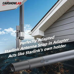 Starlink Gen 2 Pipe Mount Adapter - Aluminum J-Pole Bracket for V2 Satellite - Tesla Exterior Accessories > Starlink