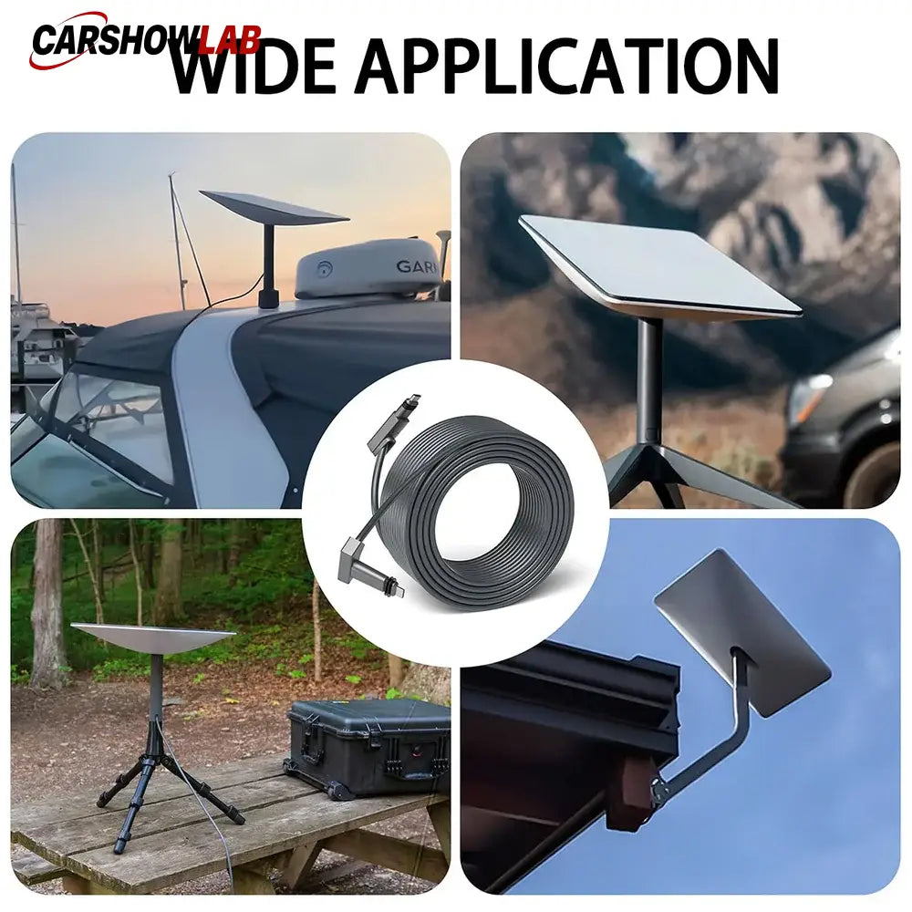 Starlink Gen 2 Replacement Cable - High-Speed Weatherproof Extension Wire - Tesla Exterior Accessories > Starlink