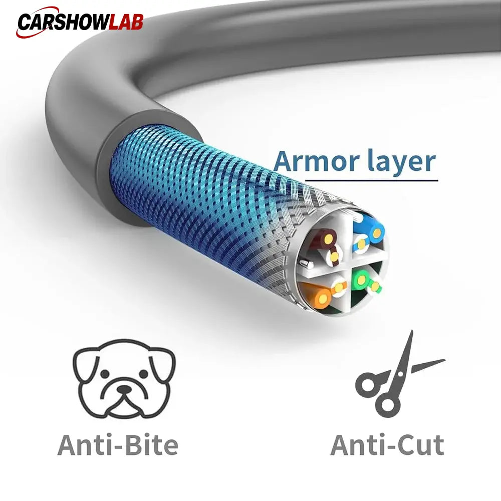 Starlink Gen 2 Replacement Cable - High-Speed Weatherproof Extension Wire - Tesla Exterior Accessories > Starlink