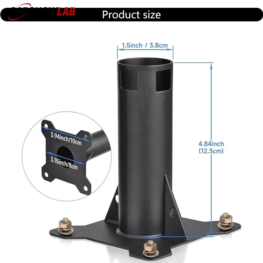 Starlink Gen 2 Wall & Roof Mount - Weatherproof Steel Bracket for Rectangular Dish - Tesla Exterior Accessories >