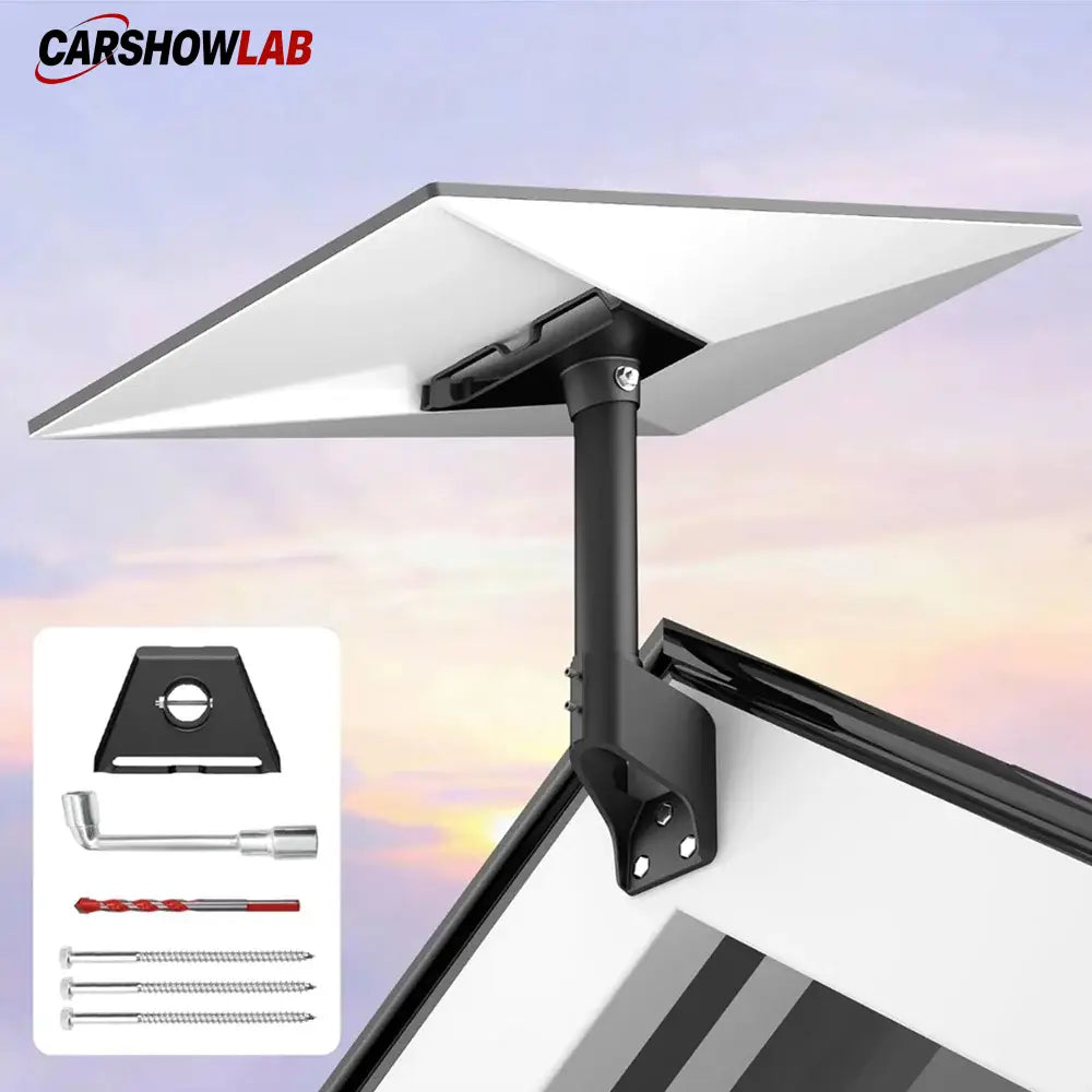 Starlink Gen 3 Adjustable Mount - Weatherproof Wall & Roof Bracket Kit - Tesla Exterior Accessories > Starlink