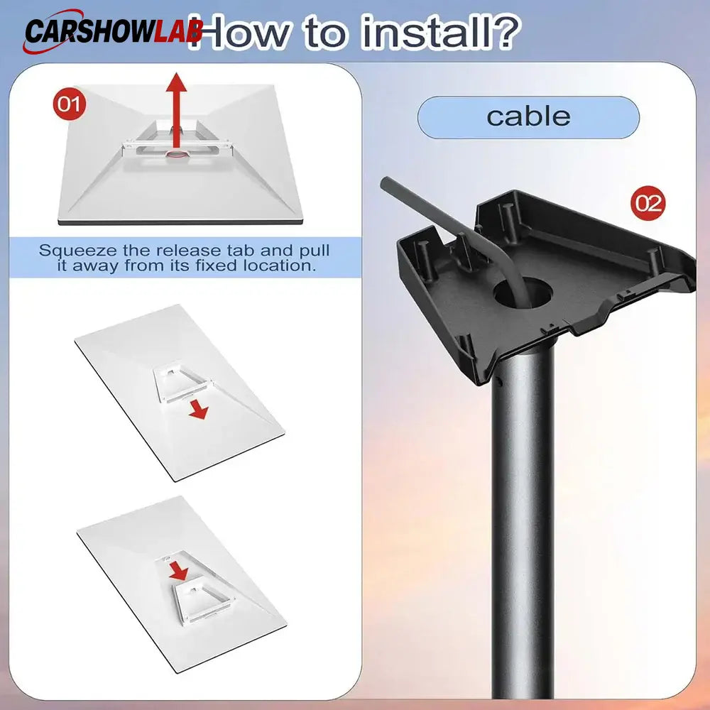 Starlink Gen 3 Adjustable Mount - Weatherproof Wall & Roof Bracket Kit - Tesla Exterior Accessories > Starlink