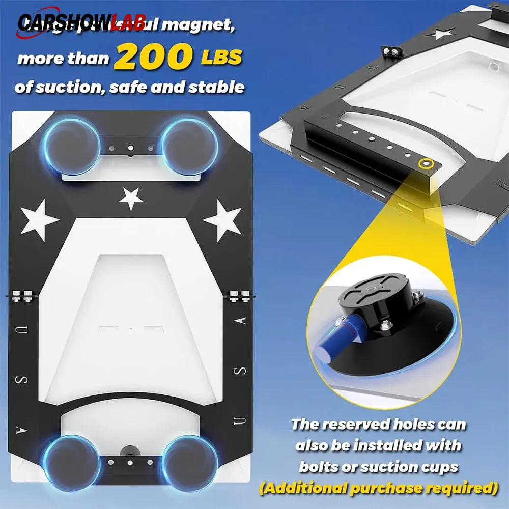 Starlink Gen 3 Magnetic Flat Mount - Anti-Theft Roof Dish Protection Shell - Tesla Exterior Accessories > Starlink
