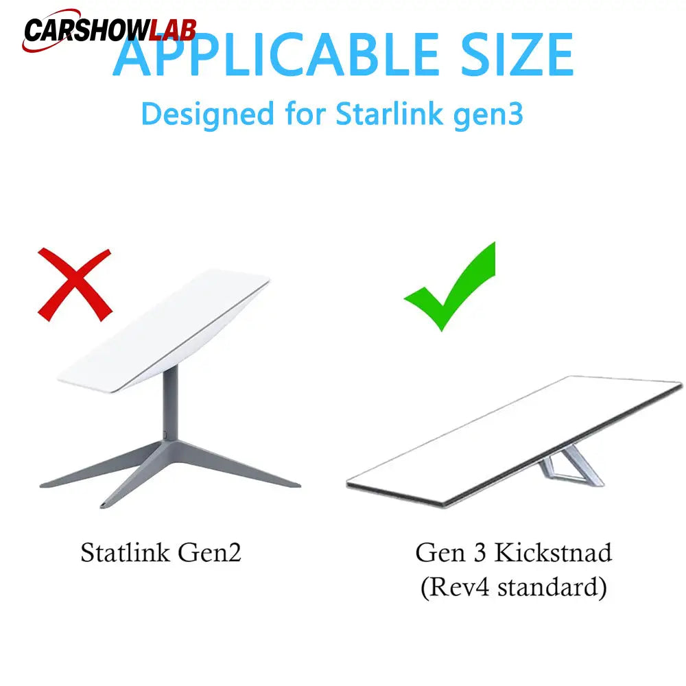 Starlink Gen 3 Pipe Adapter - Weatherproof Mounting Bracket for 1.49-1.96’’ Poles - Tesla Exterior Accessories >