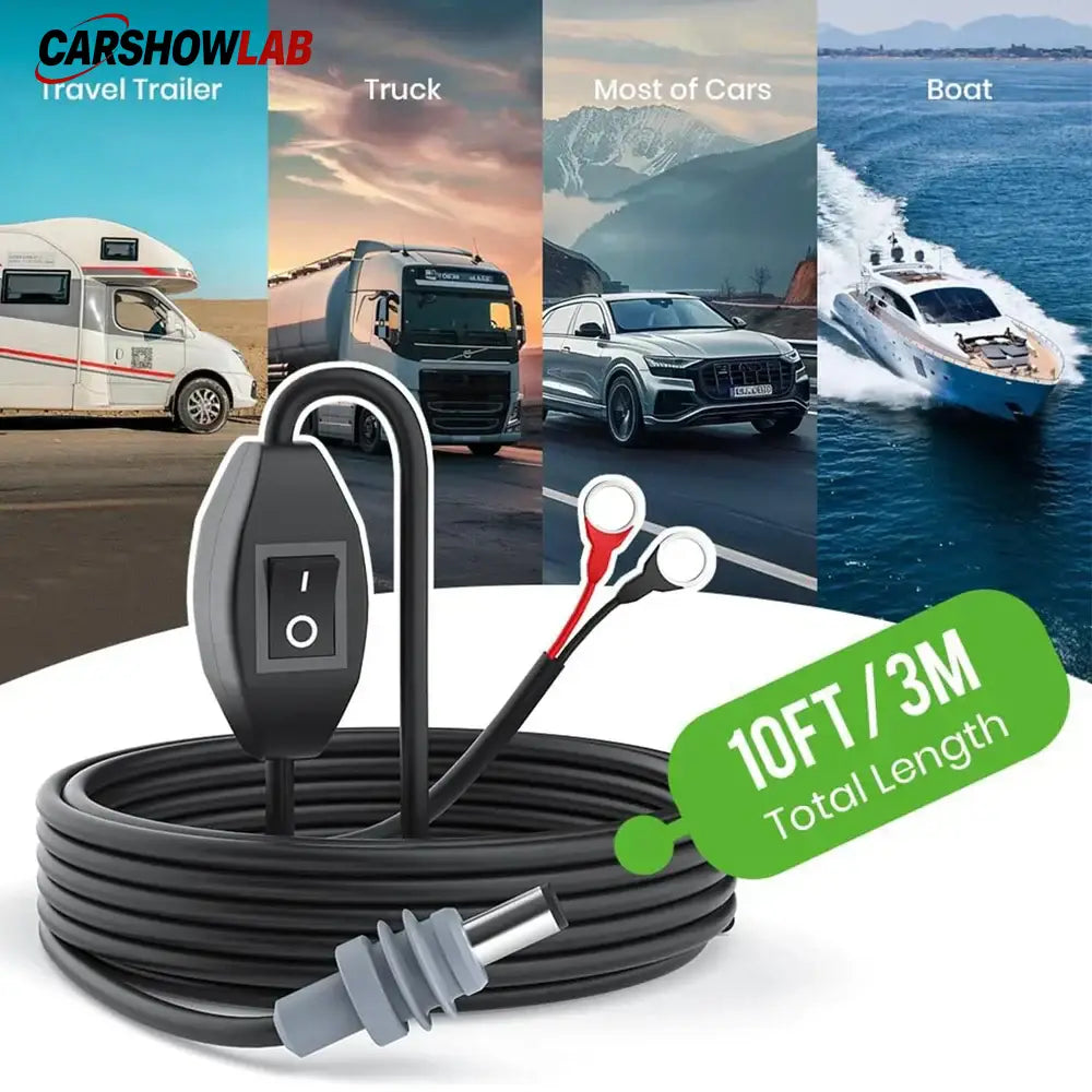 Starlink Mini 12V DC Charging Cable - 3M O-Ring Battery Wire for RV & Off-Grid - Tesla Exterior Accessories > Starlink