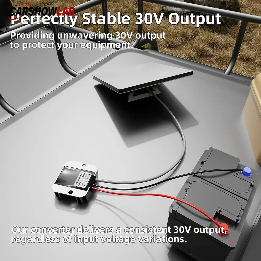 Starlink Mini 30V Power Supply - 12V/24V DC Step Up Boost Converter for RV Marine - Tesla Exterior Accessories >
