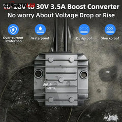 Starlink Mini DC Power Cable - 12V to 30V Step Up Converter & Anderson Connector - Tesla Exterior Accessories > Starlink