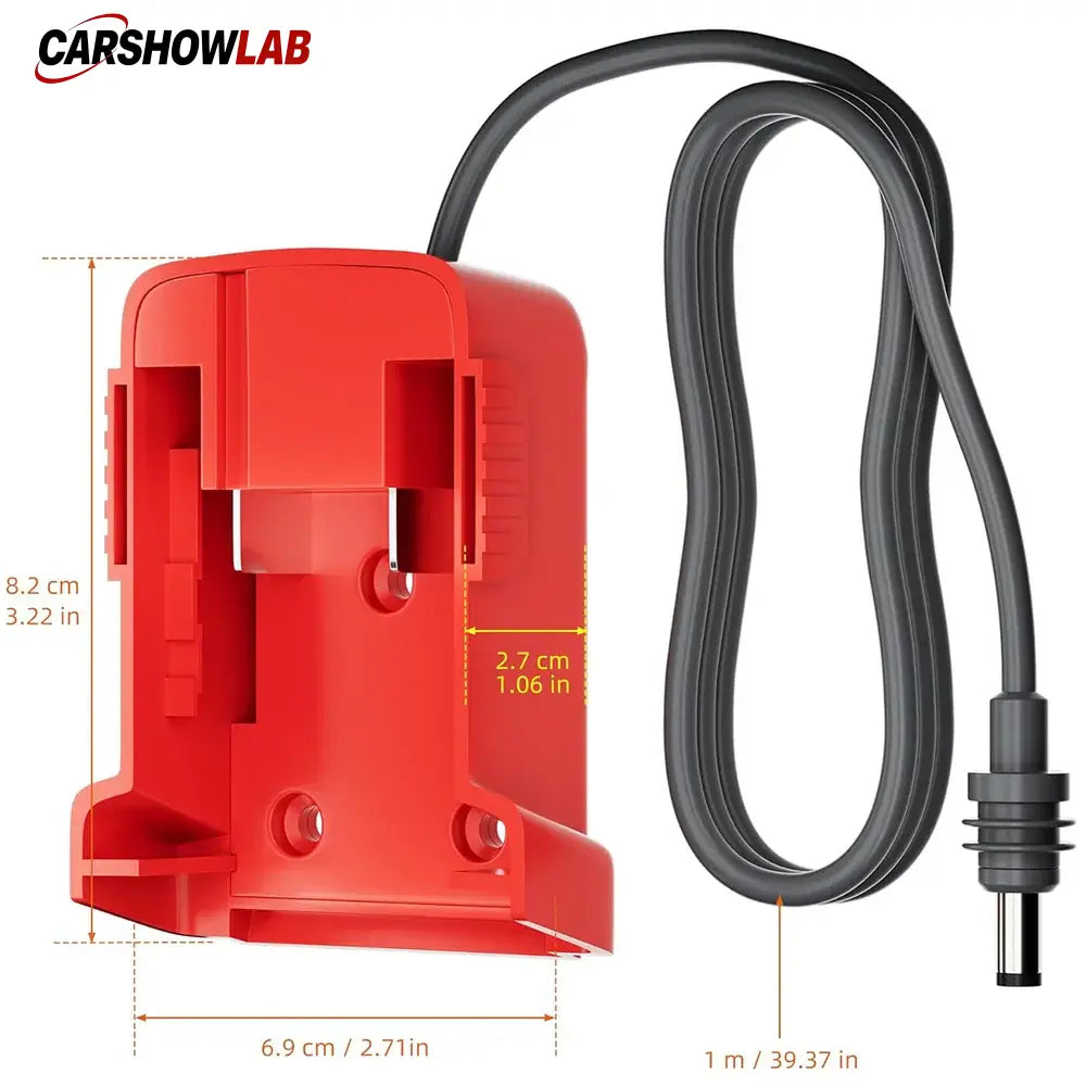 Starlink Mini DC Power Cable for Milwaukee 18V M18 Battery - Portable Adapter - Tesla Exterior Accessories > Starlink