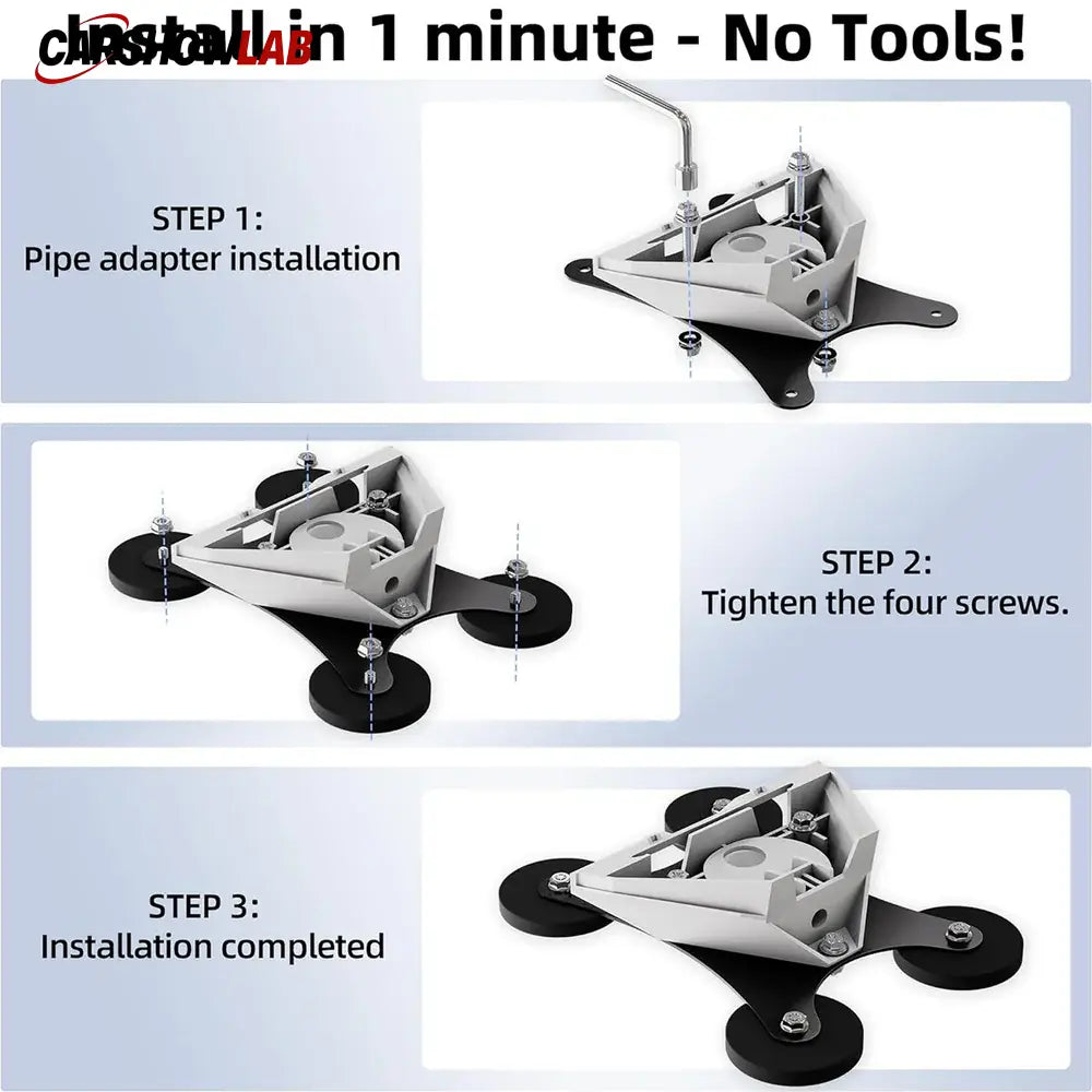 Starlink Mini Magnetic Mount for RV & Car - Heavy Duty No-Drill Roof Holder - Tesla Exterior Accessories > Starlink