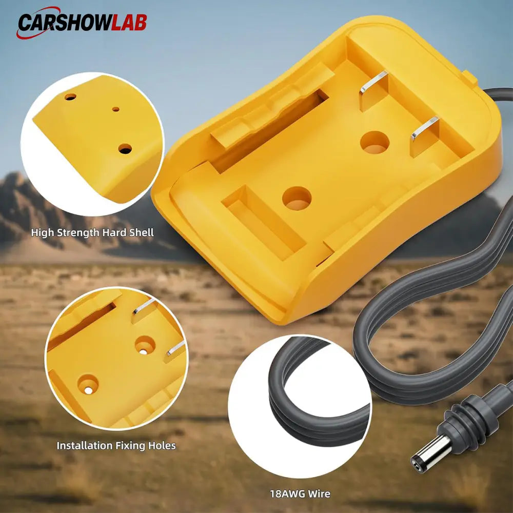Starlink Mini Power Adapter for DeWalt 18V/20V Batteries - Portable DC Cable - Tesla Exterior Accessories > Starlink