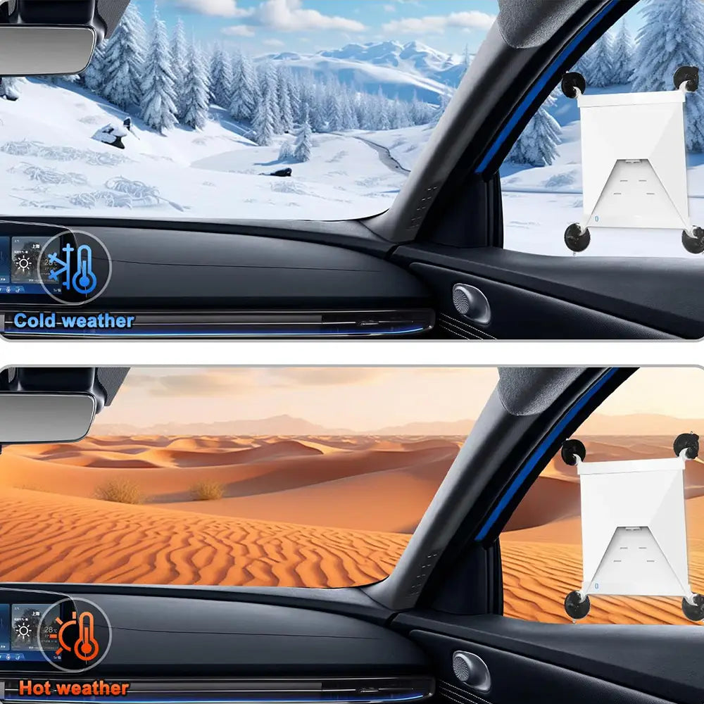 Starlink Mini Vehicle Mount | Heavy Duty Magnetic Roof & Window Suction Base - Tesla Interior Accessories > Starlink