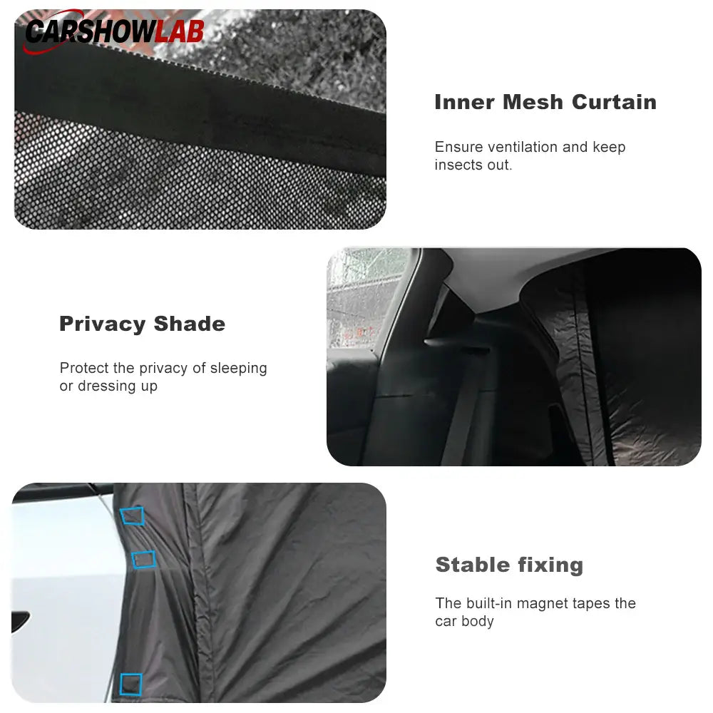 SUV Trunk Tent for Tesla Model Y | Waterproof Outdoor Camping Awning & Sunshade - Tesla Exterior Accessories > Camping