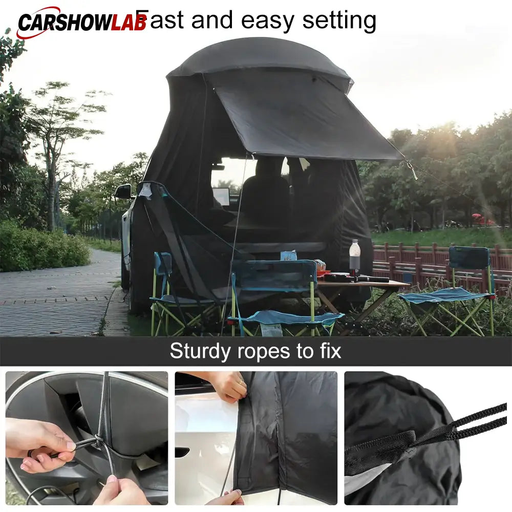 SUV Trunk Tent for Tesla Model Y | Waterproof Outdoor Camping Awning & Sunshade - Tesla Exterior Accessories > Camping