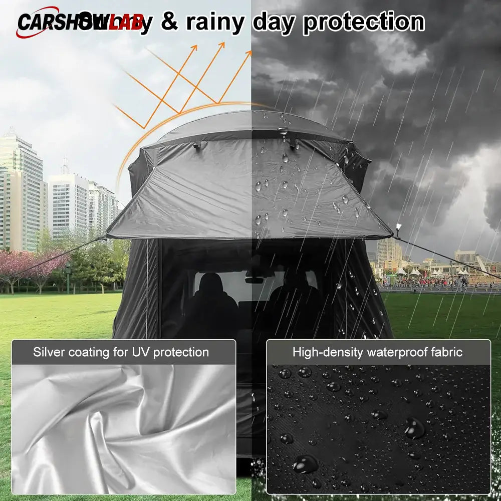 SUV Trunk Tent for Tesla Model Y | Waterproof Outdoor Camping Awning & Sunshade - Tesla Exterior Accessories > Camping