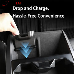 Tesla Cybertruck AirPods Pro Charging Mount - Anti-Slip Wireless Holder - Tesla Interior Accessories > Center Console >