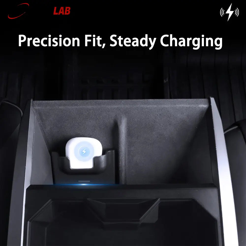 Tesla Cybertruck AirPods Pro Charging Mount - Anti-Slip Wireless Holder - Tesla Interior Accessories > Center Console >