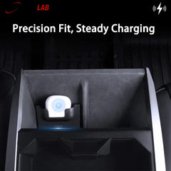 Tesla Cybertruck AirPods Pro Charging Mount - Anti-Slip Wireless Holder - Tesla Interior Accessories > Center Console >