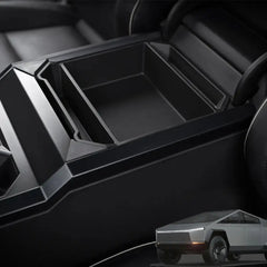 Tesla Cybertruck Center Console Storage Tray - Premium TPE Organizer Box - Tesla Interior Accessories > Center Console