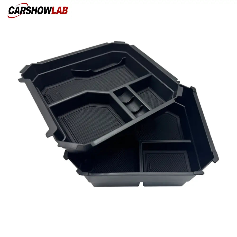 Tesla Cybertruck Center Console Storage Trays | 2-Pack Double Layer Organizer - Tesla Interior Accessories > Center