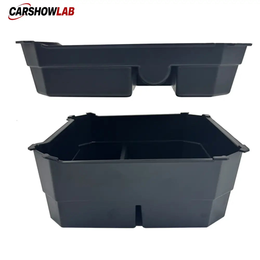 Tesla Cybertruck Center Console Storage Trays | 2-Pack Double Layer Organizer - Tesla Interior Accessories > Center