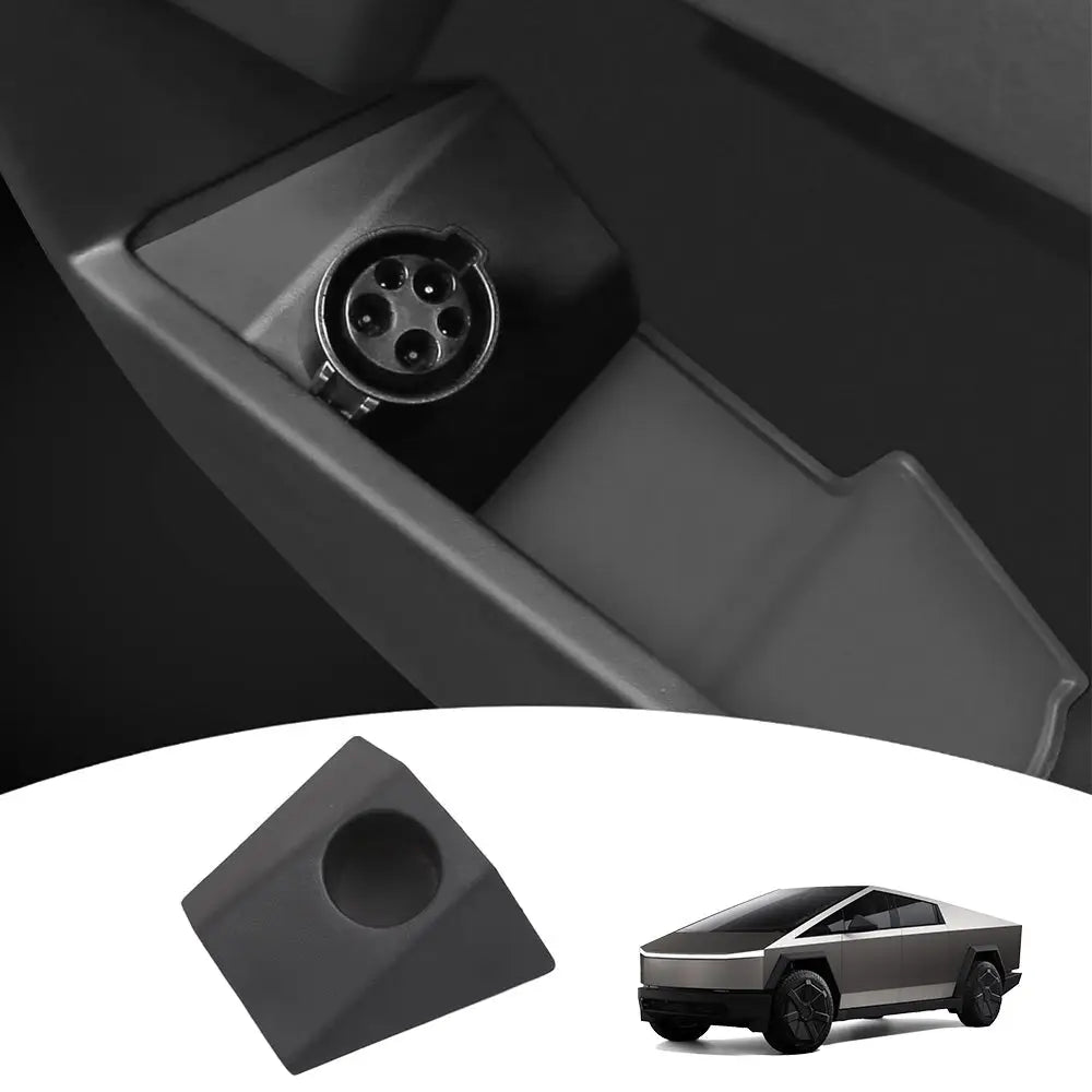 Tesla Cybertruck J1772 Adapter Storage Dock - Waterproof TPE Door Mount - Tesla Interior Accessories > Doors > Organizer