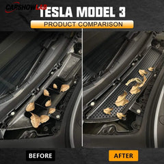 Tesla Model 3 Front Trunk Air Inlet Protector - Anti-Clog Intake Cover 21-23 - Tesla Interior Accessories > Frunk Trunk