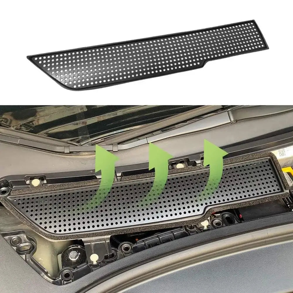 Tesla Model 3 Front Trunk Air Inlet Protector - Anti-Clog Intake Cover 21-23 - Tesla Interior Accessories > Frunk Trunk