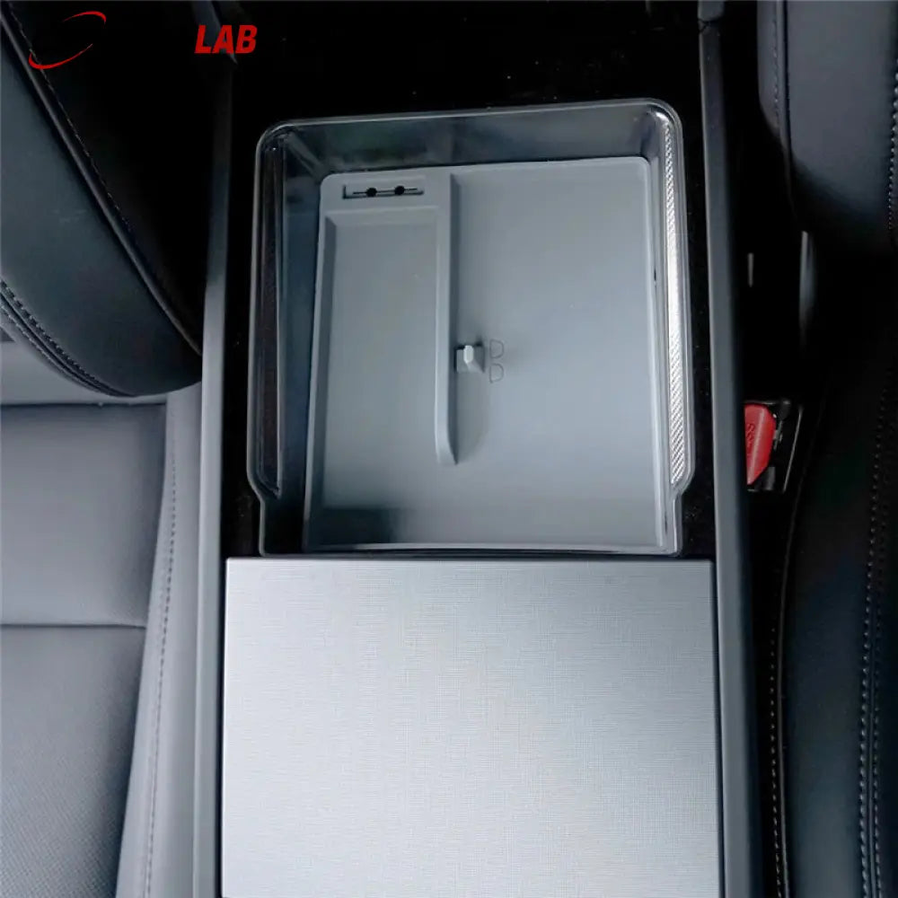 Tesla Model 3 Highland 2024 Center Console Storage Box - Matte Silicone Tray - Tesla Interior Accessories > Center