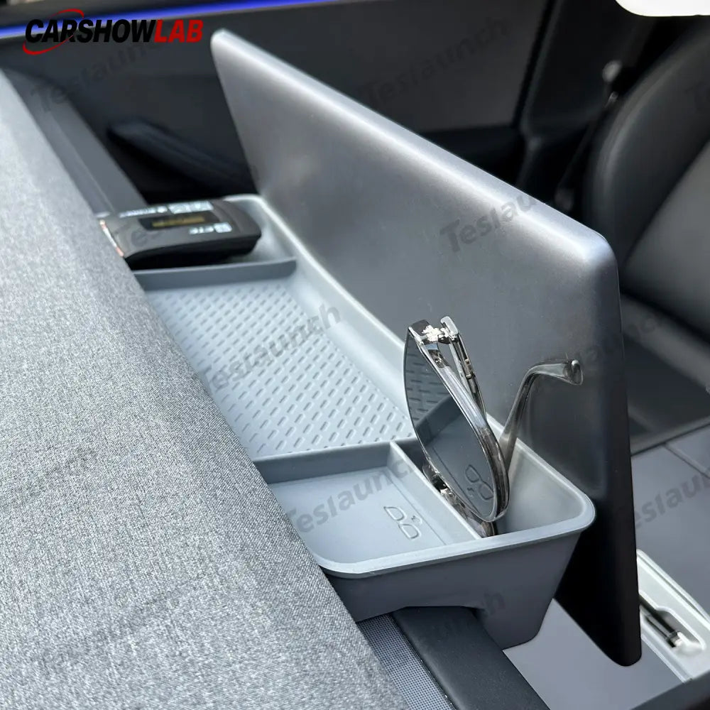 Tesla Model 3 Highland Hidden Dashboard Storage Box - Silicone Screen Tray - Tesla Interior Accessories > Dashboard >