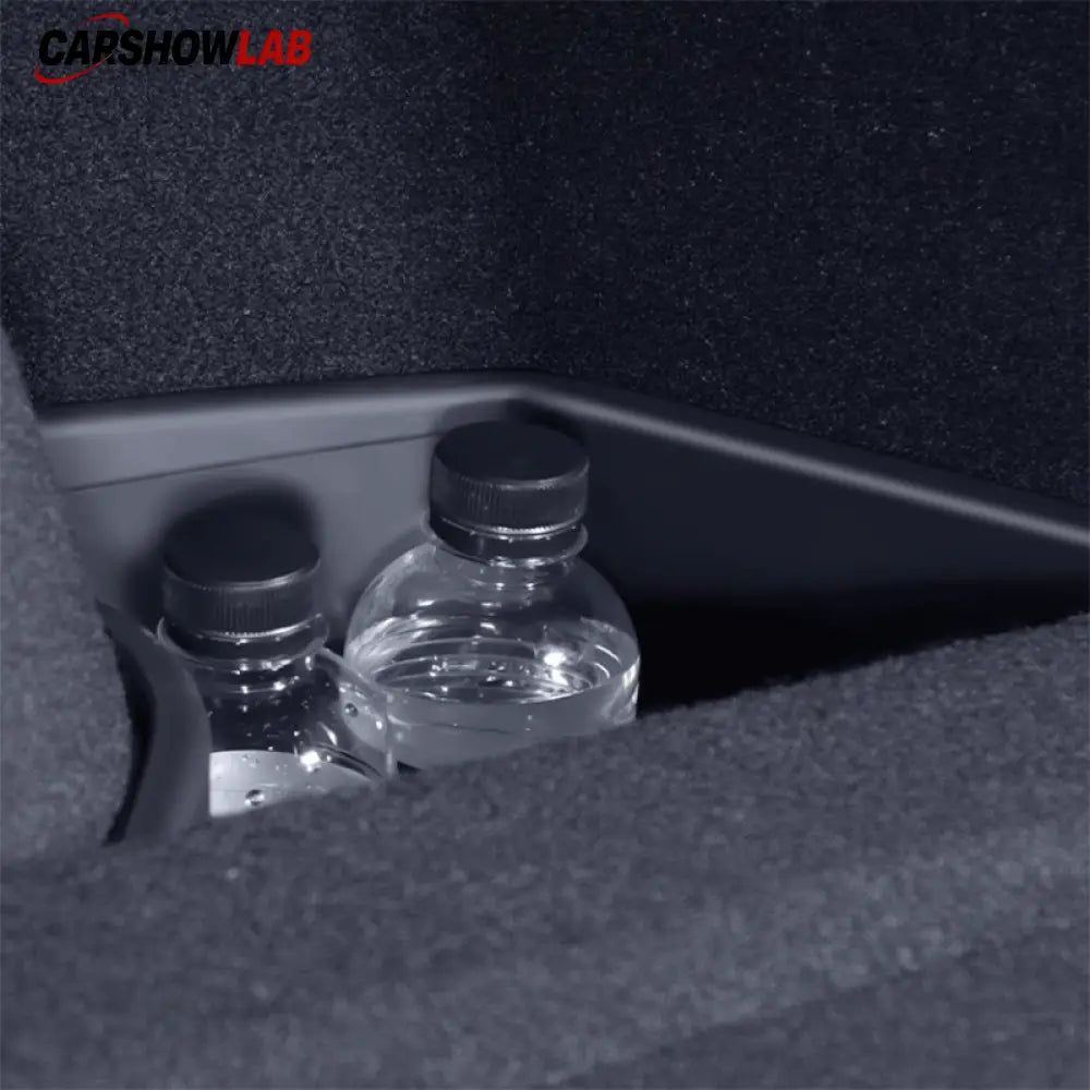 Tesla Model 3 Highland Rear Trunk Side Organizer with Lids - 2024+ (2Pcs) - Tesla Interior Accessories > Frunk Trunk >