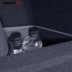 Tesla Model 3 Highland Rear Trunk Side Organizer with Lids - 2024+ (2Pcs) - Tesla Interior Accessories > Frunk Trunk >