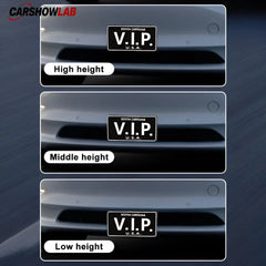 Tesla Model 3/Y Adjustable No Drill Front License Plate Holder - Aluminum - Tesla Exterior Accessories > Exterior Wrap
