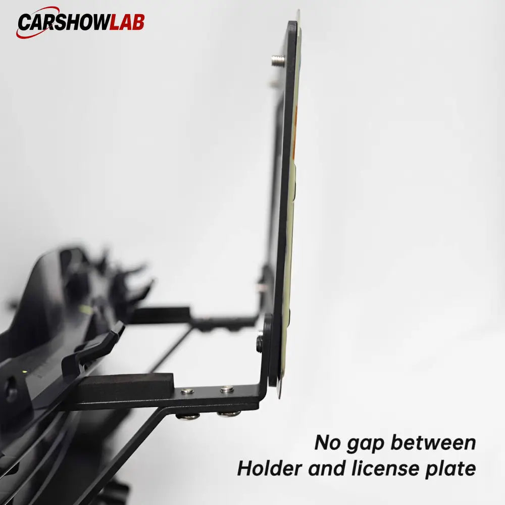 Tesla Model 3/Y Adjustable No Drill Front License Plate Holder - Aluminum - Tesla Exterior Accessories > Exterior Wrap