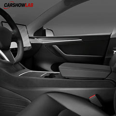 Tesla Model 3/Y Alcantara Console Side Cover - Premium Interior Trim Upgrade - Tesla Interior Accessories > Center