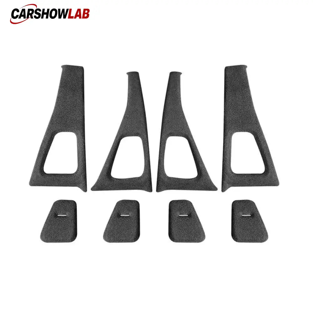 Tesla Model 3/Y Alcantara Door Button Trim - Premium Interior Upgrade Wrap - Tesla Interior Accessories > Doors > Door