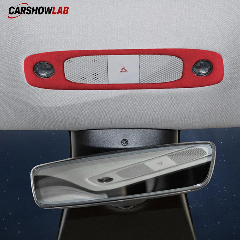 Tesla Model 3/Y Alcantara Reading Light Trim - Premium Interior Accessory - Tesla Interior Accessories > Reading Light