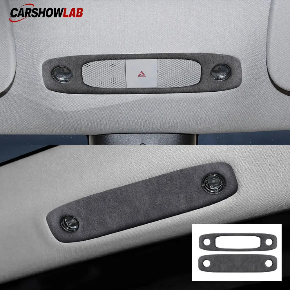 Tesla Model 3/Y Alcantara Reading Light Trim - Premium Interior Accessory - Tesla Interior Accessories > Reading Light