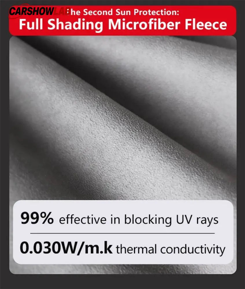 Tesla Model 3/Y Alcantara Suede Sunshade - Ice Crystal Double Insulation - Tesla Interior Accessories > Sunroof >