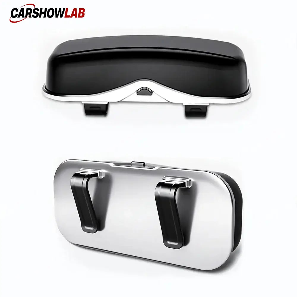 Universal Car Sun Visor Glasses Box - One-Hand Access Sunglasses Storage Case - Tesla Interior Accessories > Interior