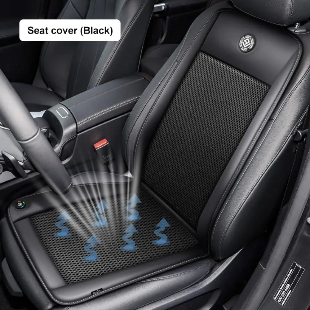 Ventilated Car Seat Cover - Instant Cooling 12V Breathable Pad for Tesla 3/Y - Tesla Interior Accessories > Seat >