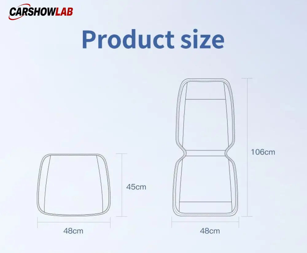 Ventilated Car Seat Cover - Instant Cooling 12V Breathable Pad for Tesla 3/Y - Tesla Interior Accessories > Seat >