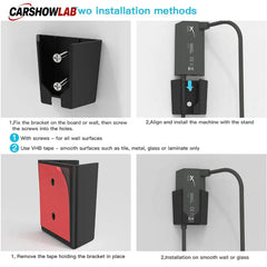 Wall Mount Holder for Starlink Gen 2 Ethernet Adapter - Durable ABS Bracket - Tesla Interior Accessories > Starlink