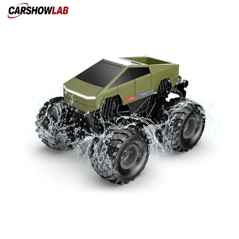 Waterproof Amphibious RC Truck - 4WD Cybertruck-Inspired Off-Road Toy Car - Tesla Exterior Accessories > Remote Car