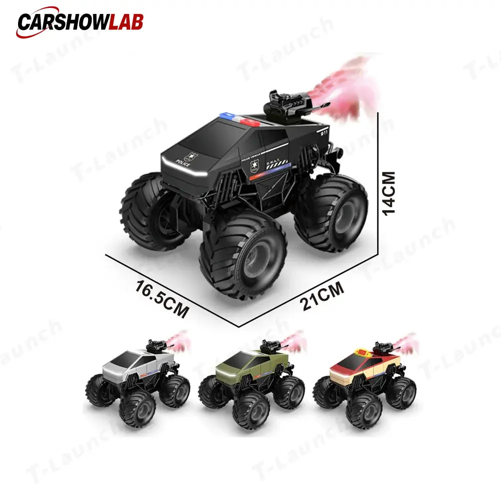 Waterproof Amphibious RC Truck - 4WD Cybertruck-Inspired Off-Road Toy Car - Tesla Exterior Accessories > Remote Car