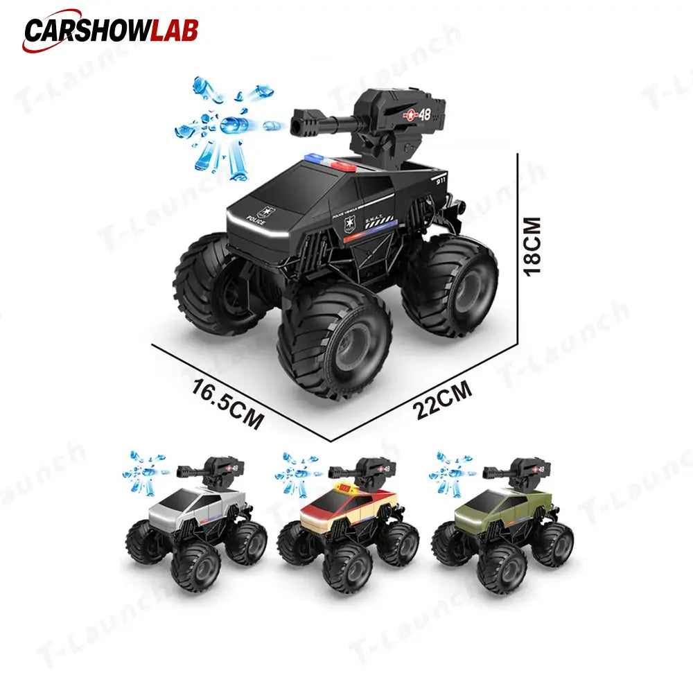 Waterproof Amphibious RC Truck - 4WD Cybertruck-Inspired Off-Road Toy Car - Tesla Exterior Accessories > Remote Car