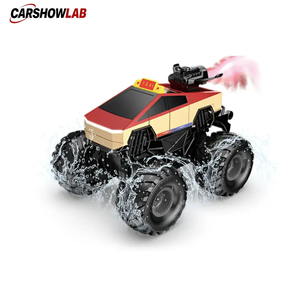 Waterproof Amphibious RC Truck - 4WD Cybertruck-Inspired Off-Road Toy Car - Tesla Exterior Accessories > Remote Car